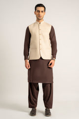 Fawn Waist Coat For Men - Prime Point Store