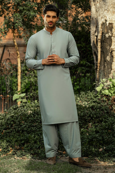 Grey PV Shalwar Kameez For Men - Prime Point Store
