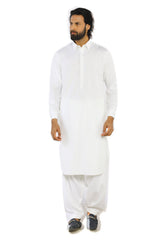 Off White Blended Casual Shalwar Kameez For Me - Prime Point Store