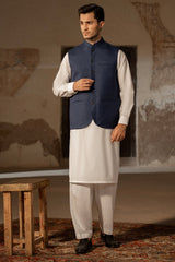Royal Blue Waist Coat For Men - Prime Point Store