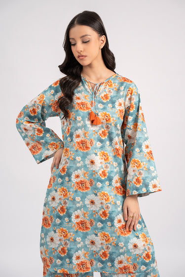 2 Piece - Printed Lawn Suit
