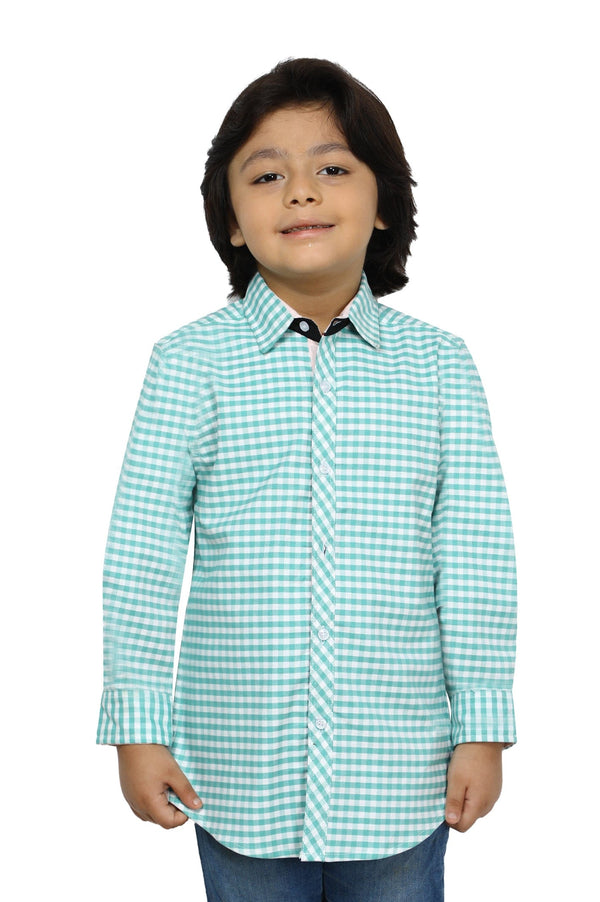 Shirt for Boys SKU: BCS-0004-GREEN - Prime Point Store