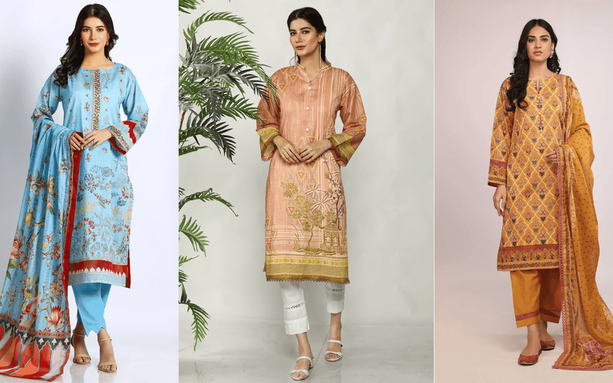 DISCOVER THE MOST ELEGANT WOMEN'S LAWN DRESSES THIS SEASON! - Prime Point Store