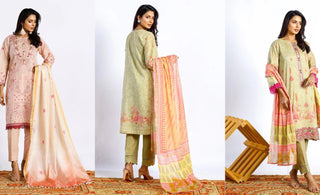 OUR FAVORITE UNSTITCHED LAWN 3-PIECE SUIT- JUST ONE CLICK AWAY! - Prime Point Store