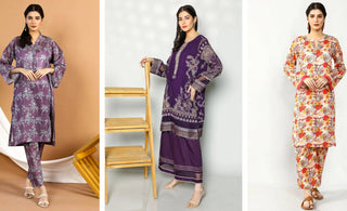 WOMEN’S 2 PIECE UNSTITCHED LAWN COLLECTION OF PRIME POINT - Prime Point Store
