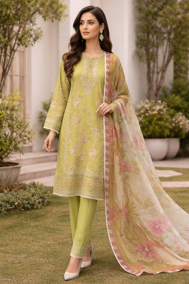 3 Piece - Printed Lawn Suit