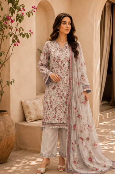 3 Piece - Printed Lawn Suit