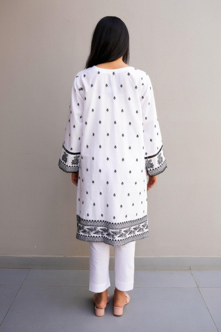 2 Pc Chikankari Stitched Suit - Prime Point Store