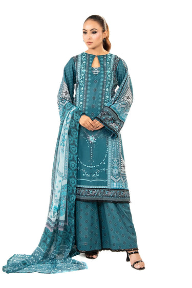 3 Piece - Printed Lawn Suit