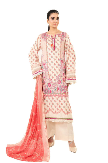 3 Piece - Printed Lawn Suit