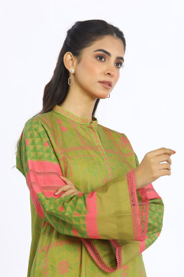 1 Pc Printed Cambric Stitched Shirt - Prime Point Store