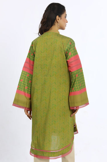 1 Pc Printed Cambric Stitched Shirt - Prime Point Store