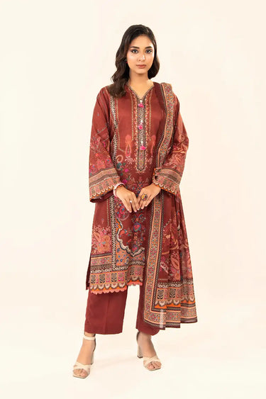 3 Piece - Printed Lawn Suit