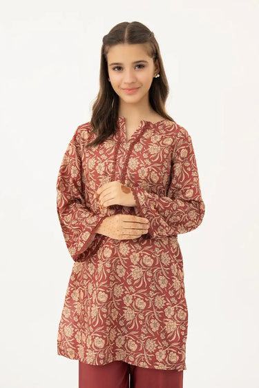 2 Piece - Printed Arabic Lawn Suit