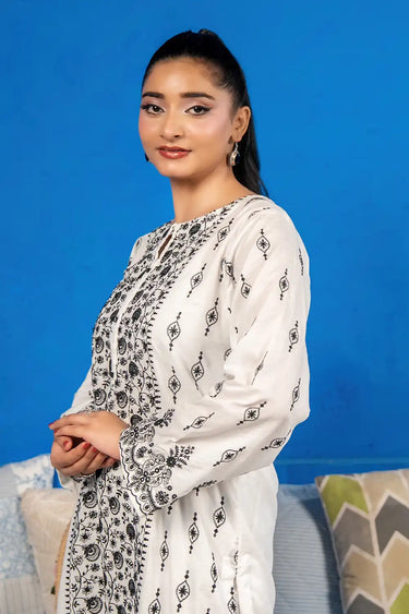 2 Piece - Embroidered Suit