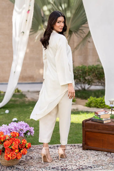 2 Piece - Dyed Silk Suit