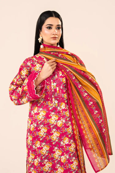 3 Piece - Printed Lawn Suit