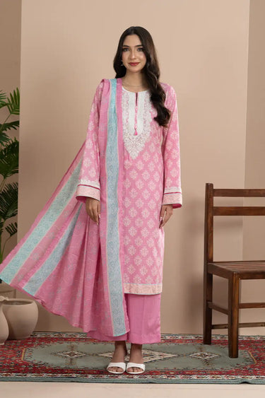 3 Piece - Embroidered Lawn Suit