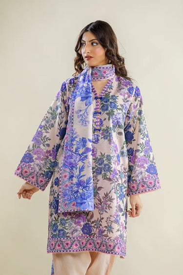 3 Piece - Printed Lawn Suit