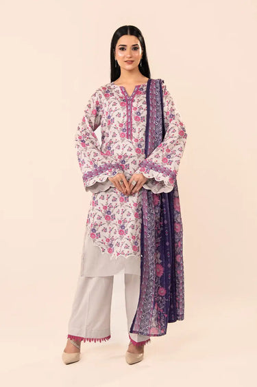 3 Piece - Printed Lawn Suit
