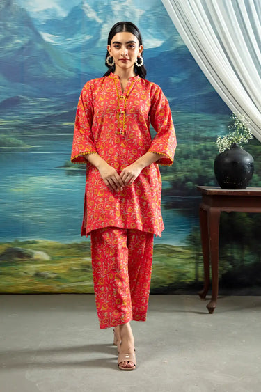 2 Piece - Printed Khaddar Suit