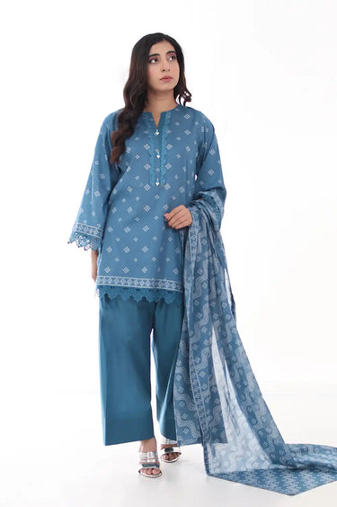 3 Piece - Printed Lawn Suit