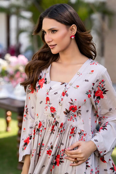 2 Piece - Printed Cambric Suit