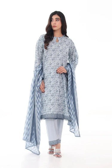 3 Piece - Printed Lawn Suit