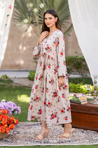 2 Piece - Printed Cambric Suit