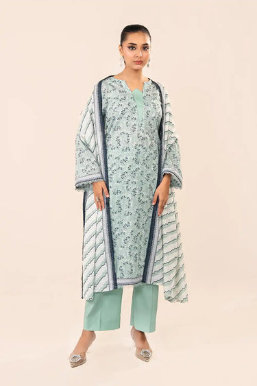 3 Piece - Printed Lawn Suit
