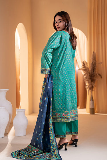 3 Piece - Printed Lawn Suit