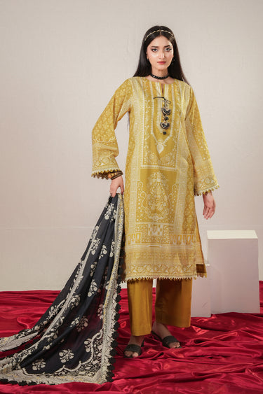 3 Piece - Printed Lawn Suit