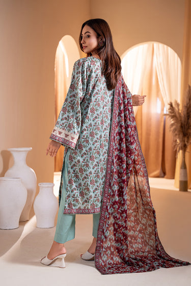 3 Piece - Embroidered Lawn Suit
