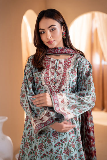 3 Piece - Embroidered Lawn Suit