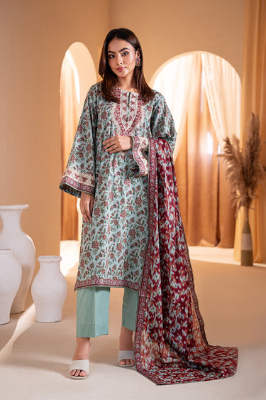 3 Piece - Embroidered Lawn Suit