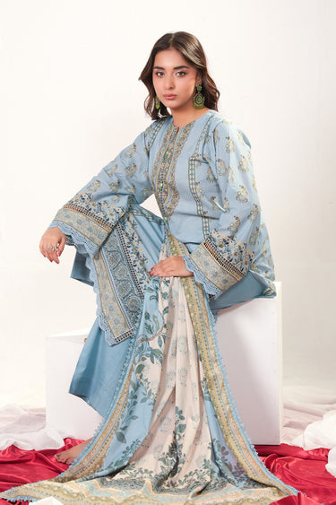 3 Piece - Printed Lawn Suit