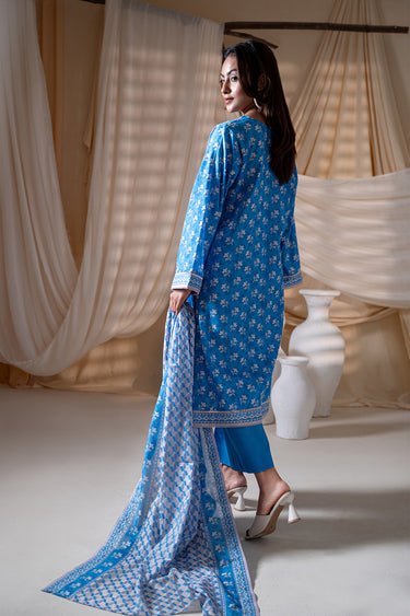 3 Piece - Printed Lawn Suit
