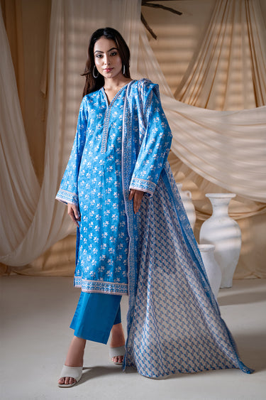 3 Piece - Printed Lawn Suit