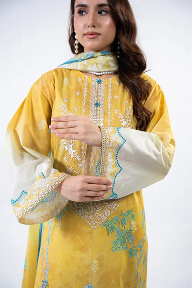 3 Piece - Embroidered Lawn Suit