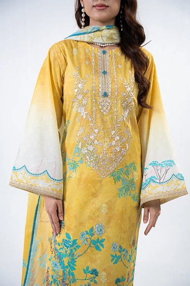 3 Piece - Embroidered Lawn Suit