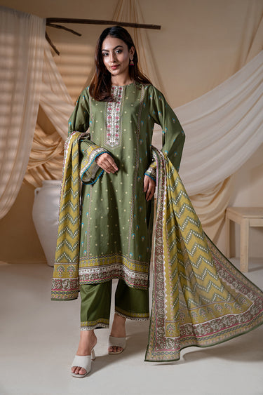 3 Piece - Printed Lawn Suit