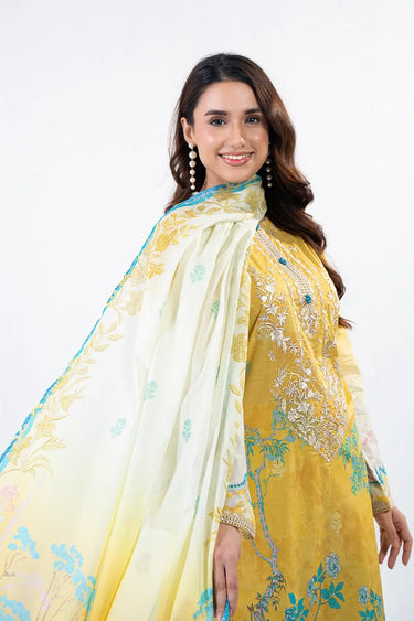 3 Piece - Embroidered Lawn Suit