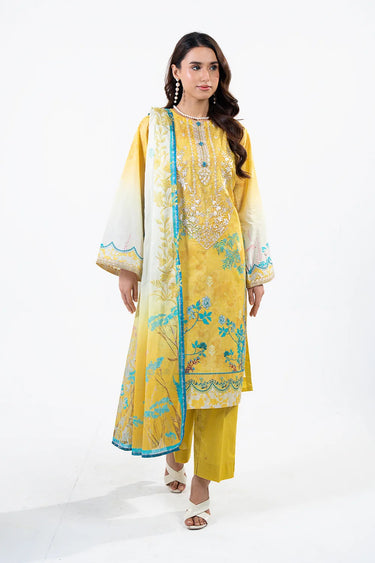 3 Piece - Embroidered Lawn Suit