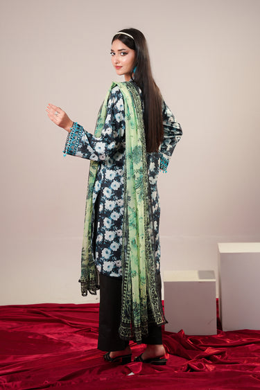 3 Piece - Embroidered Lawn Suit