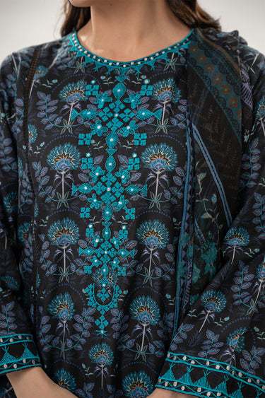 3 Piece - Embroidered Lawn Suit