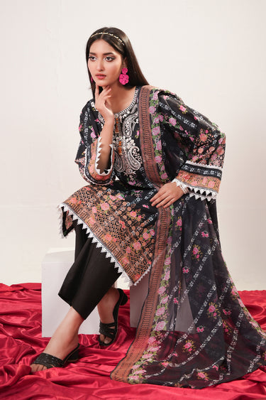 3 Piece - Embroidered Lawn Suit