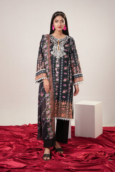 3 Piece - Embroidered Lawn Suit