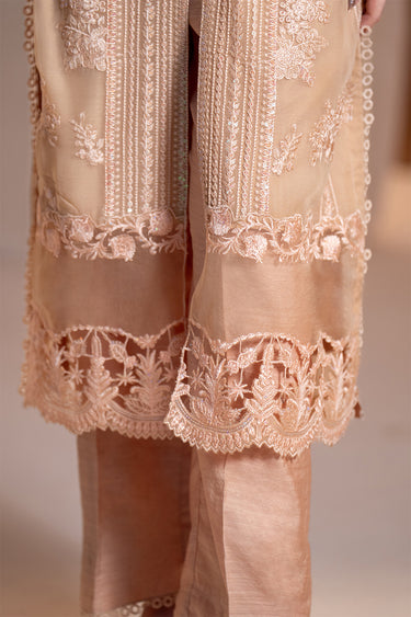 3-Piece Embroidered Chiffon Suit
