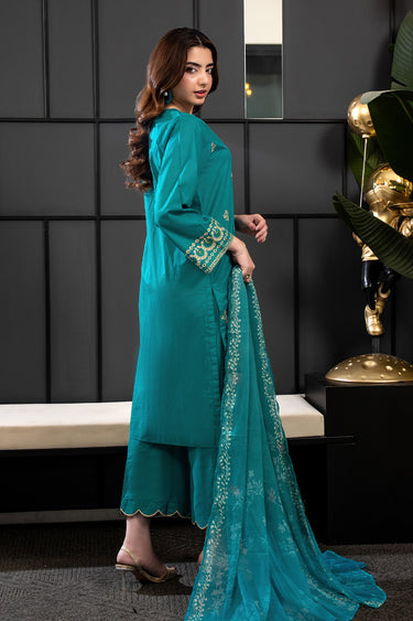 3 Piece - Embroidered Lawn Suit