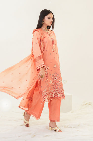 3 Piece - Embroidered Lawn Suit
